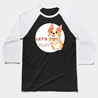 Let's Play Corgi Baseball T-Shirt